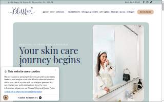 Blissful Beauty Bar website