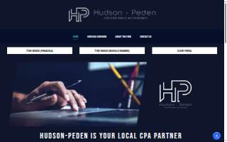 Hudson, Peden & Associates CPAs website
