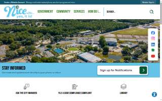 Niceville Community Center website