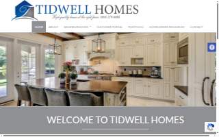 Tidwell Homes website