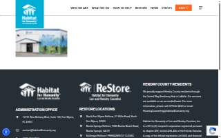 Habitat for Humanity ReStore website