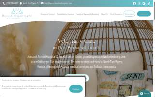 Hancock Animal Hospital & Rehabilitation Center website