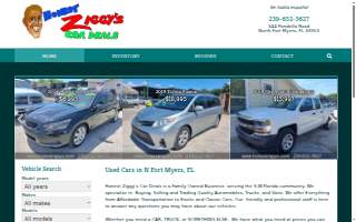 Honest Ziggys Car Deals website