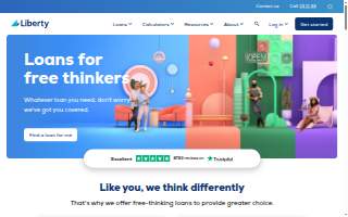 Liberty Mortgage Lending Group website