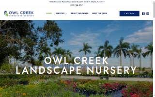 Owl Creek Landscape Nursery website