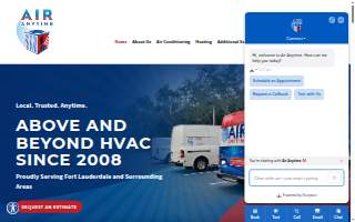 Air Anytime of North Lauderdale website