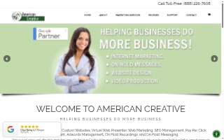 American Creative, Inc. website