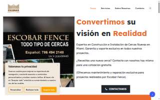 Escobar Fence LLC website