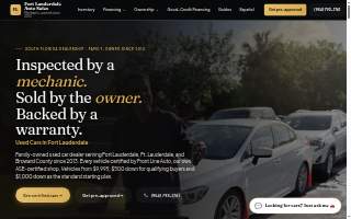 Fort Lauderdale Auto Sales website