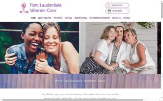 Fort Lauderdale Women Care website