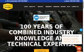 Gold Coast Transmissions of North Lauderdale website