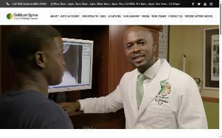 Goldson Spine Rehabilitation Center website