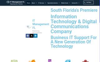 IT Management FL website
