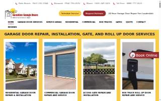 Sunshine Garage Doors website