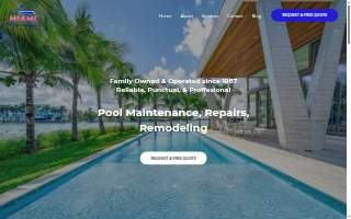 All Miami Pools website