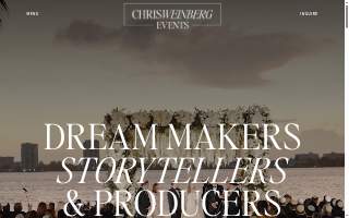 Chris Weinberg Events website