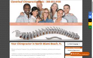 Cloverleaf Chiropractic Clinic website