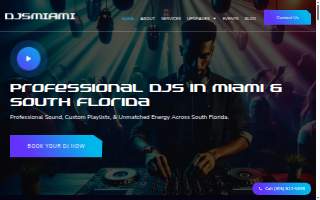 DJs Miami FL website