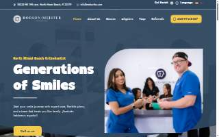 Hodson & Meister Orthodontics website