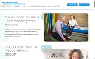 Miami Beach Pediatrics of North Miami Beach website