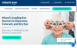 Miami Eye Specialists of North Miami Beach website