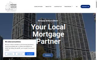 Miami Lending Advisors - Mortgage Broker of North Miami Beach website