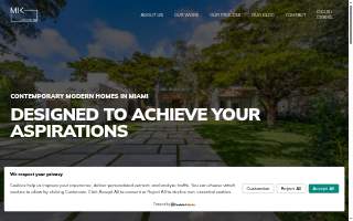 MIK Architecture of North Miami Beach website