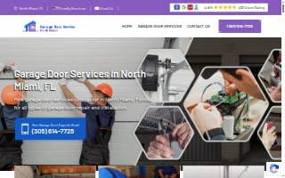 City Garage & Commercial Door Services Miami website
