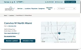 Conviva Senior Primary Care of North Miami website
