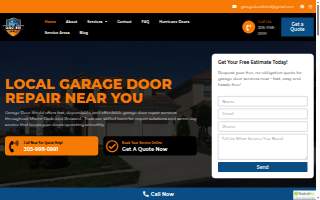 Garage Door Shield website