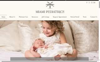 Miami Pediatrics of North Miami website
