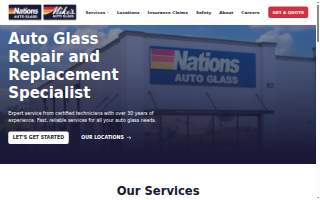 Nations Auto Glass website