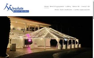 Absolute Event Rentals of North Palm Beach website