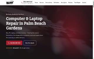 Ballard Computer Solutions website