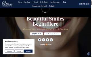 Bellagio Dental Implant Center website