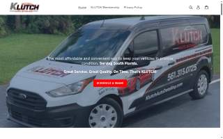 KLUTCH Auto Detailing of North Palm Beach website