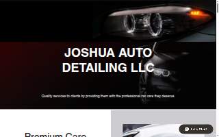 Joshua Auto Detailing LLC website