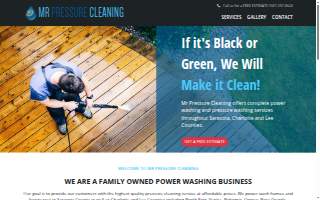 Mr Pressure Cleaning website