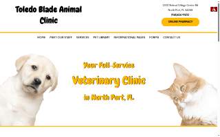 Toledo Blade Animal Clinic website