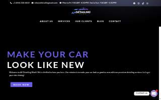 AF Detailing Wash of Northdale website