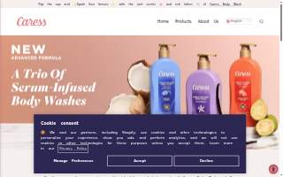 Caress Home Care of Northdale website