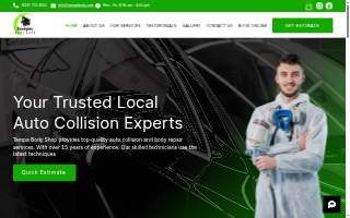 Tampa Body Shop LLC of Northdale website