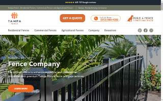 Tampa Fence of Northdale website