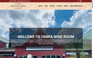 Tampa Wine Room of Northdale website
