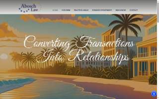 Abosch Law website