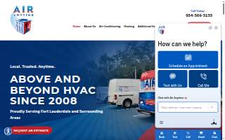 Air Anytime of Oakland Park website