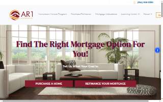 AR1 Mortgages, Inc website