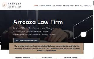 Arreaza Law Firm LLC. website