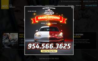 Auto Glass Specialists website