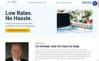 Kimber White, Mortgage Broker website
